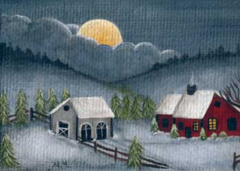 "Calm After The Storm" by Nancy A. Hron, West Bend WI - Acrylic - SOLD